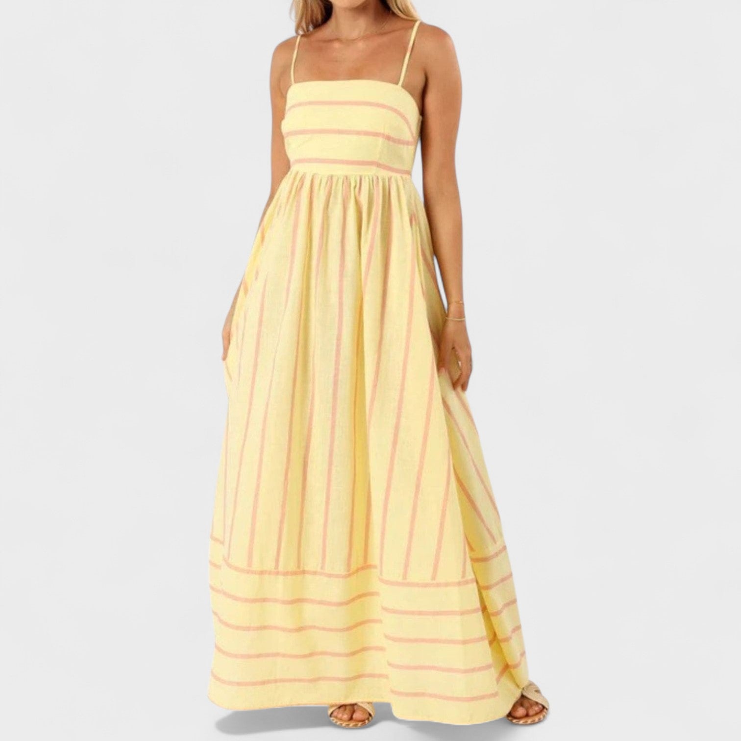 Emma | Long Striped Dress