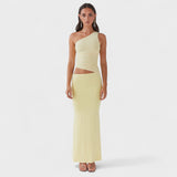 Isabella | Asymmetrical Maxi Dress