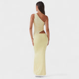 Isabella | Asymmetrical Maxi Dress