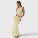 Isabella | Asymmetrical Maxi Dress