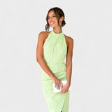 Isabella | Long Pleated Dress