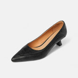 Rachel | Leather Heeled Shoes