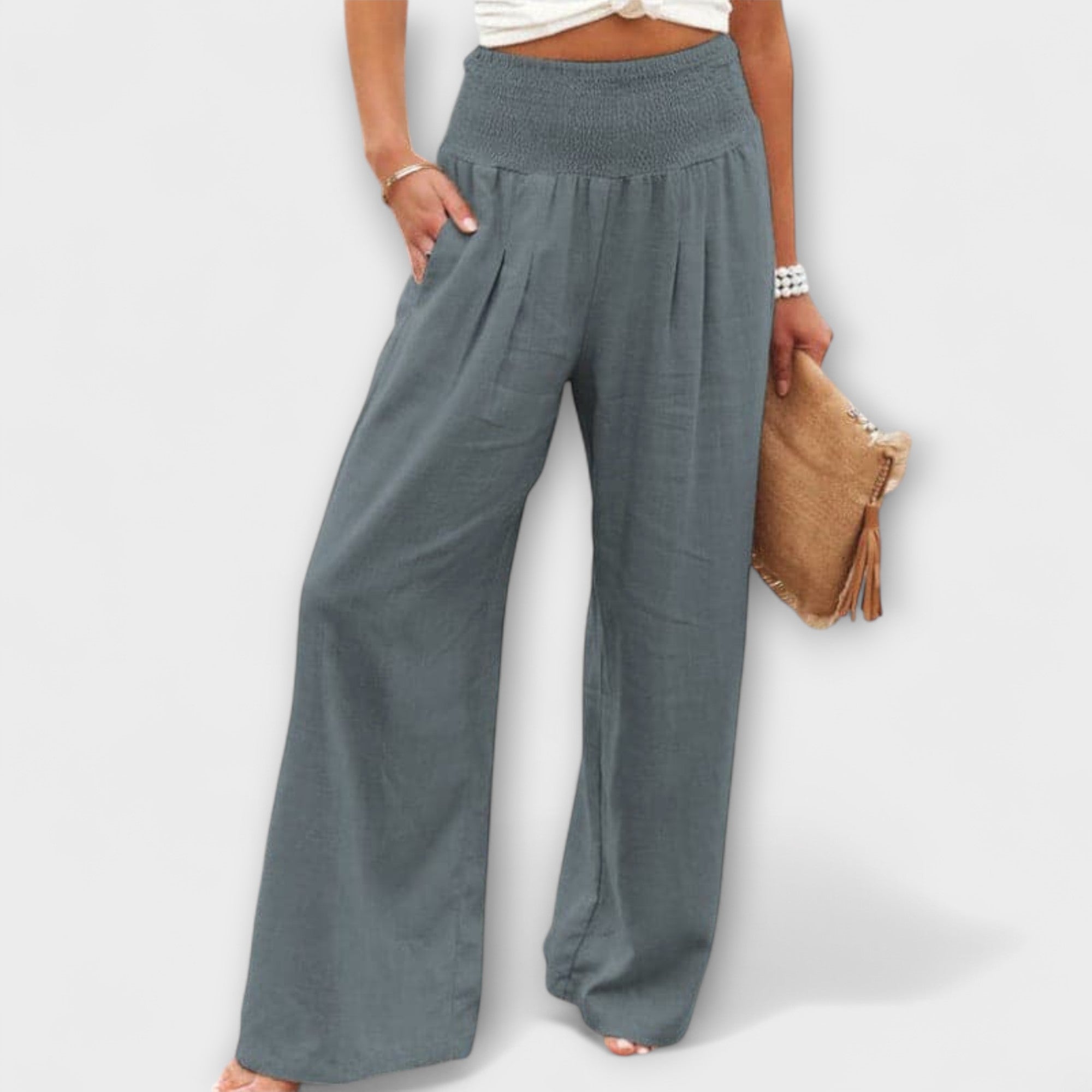 Rachel | Casual Wide Leg Pants