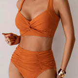 Rachel | High Waist Summer Swimsuit