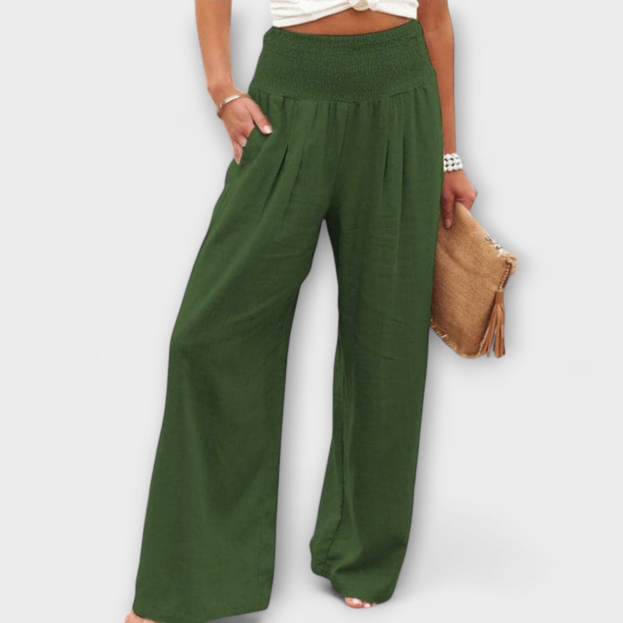 Rachel | Casual Wide Leg Pants
