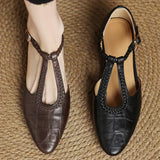 Claire | Leather Mary Janes