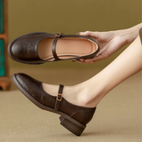 Rachel | Classic Leather Mary Janes