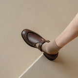 Isabel | Retro Buckle Shoes
