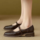 Rachel | Classic Leather Mary Janes