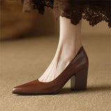 Claire | Classic Block Heel Pumps