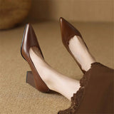 Claire | Classic Block Heel Pumps