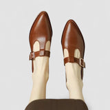 Claire | Block Heel Comfort Mary Janes
