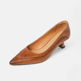 Rachel | Leather Heeled Shoes