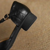 Claire | Leather Mary Janes