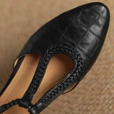 Claire | Leather Mary Janes