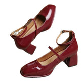 Evelyn | Elegant Ankle Strap Pumps