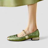 Amelia | Pearl Strap Mary Janes