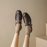 Isabel | Retro Buckle Shoes