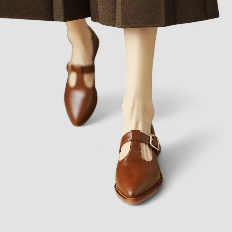 Claire | Block Heel Comfort Mary Janes