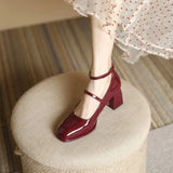 Evelyn | Elegant Ankle Strap Pumps