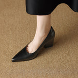 Claire | Classic Block Heel Pumps