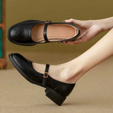 Rachel | Classic Leather Mary Janes