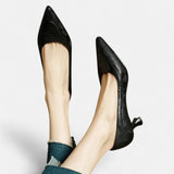 Rachel | Leather Heeled Shoes