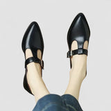 Claire | Block Heel Comfort Mary Janes