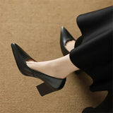 Claire | Classic Block Heel Pumps