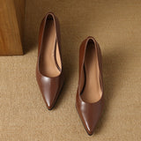 Claire | Classic Block Heel Pumps