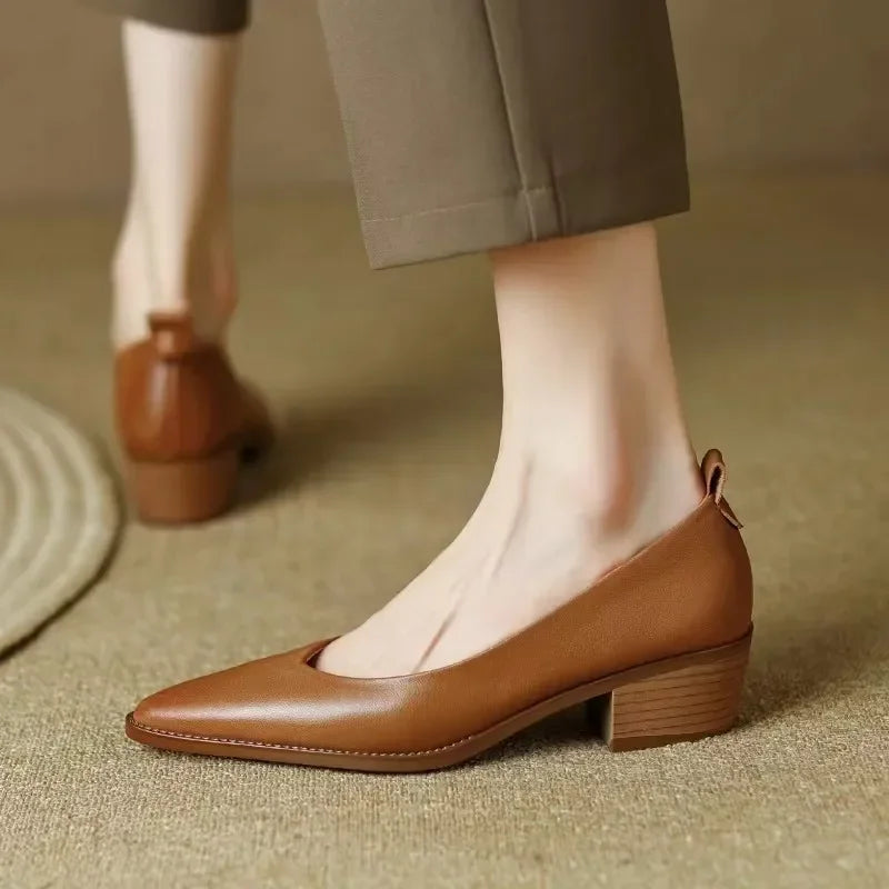 Ava | Everyday Block Heel Pumps
