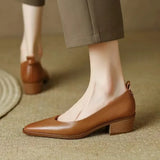 Ava | Everyday Block Heel Pumps