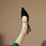 Rachel | Crystal Slingback Pumps