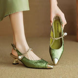 Evelyn | Floral Kitten Heel Pumps