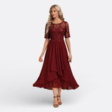 Grace | Lace Short Sleeve Dress