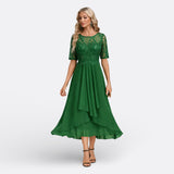 Grace | Lace Short Sleeve Dress