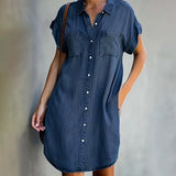 Claire | Button-Up Shirt Dress