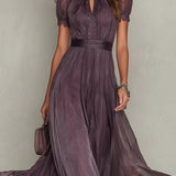Charlotte | Vintage Chiffon Maxi Dress