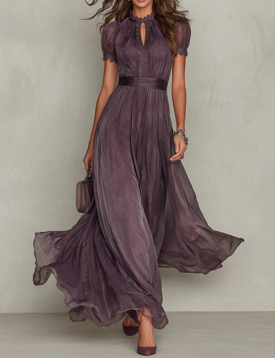 Charlotte | Vintage Chiffon Maxi Dress