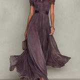 Charlotte | Vintage Chiffon Maxi Dress