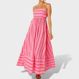 Emma | Long Striped Dress