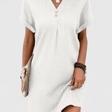 Evelyn | Women's Draped Dress