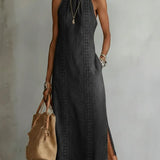 Maya | Retro Lace Denim Dress