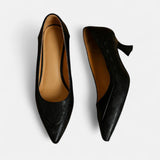 Rachel | Leather Heeled Shoes