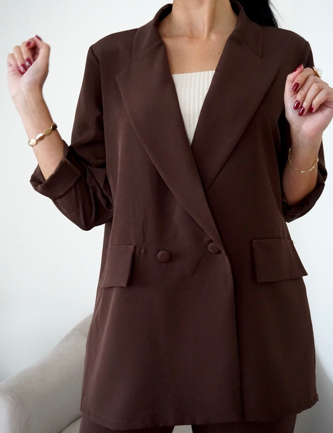 Rachel | Burgundy Matching Set