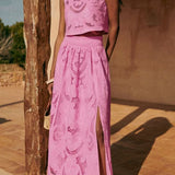 Evelyn | Pink Lace Set