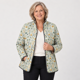 Scarlett | Floral Print Quilted Jacket