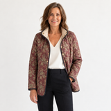 Hazel | Retro Floral Print Jacket