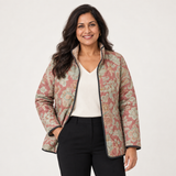 Aria | Vintage Floral Quilted Jacket