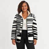 Zoe | Monochrome Quilted Jacket